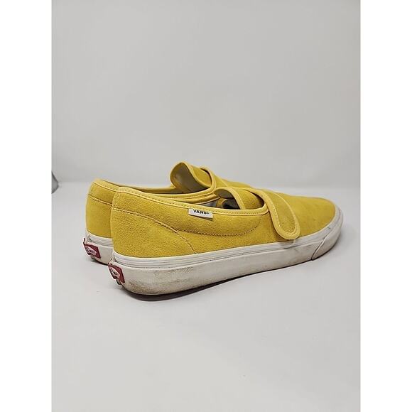 Vans Slip On Suede Shoes Sneakers Mens Size 11.5 Aspen Yellow Mustard 47V Casual main image 6